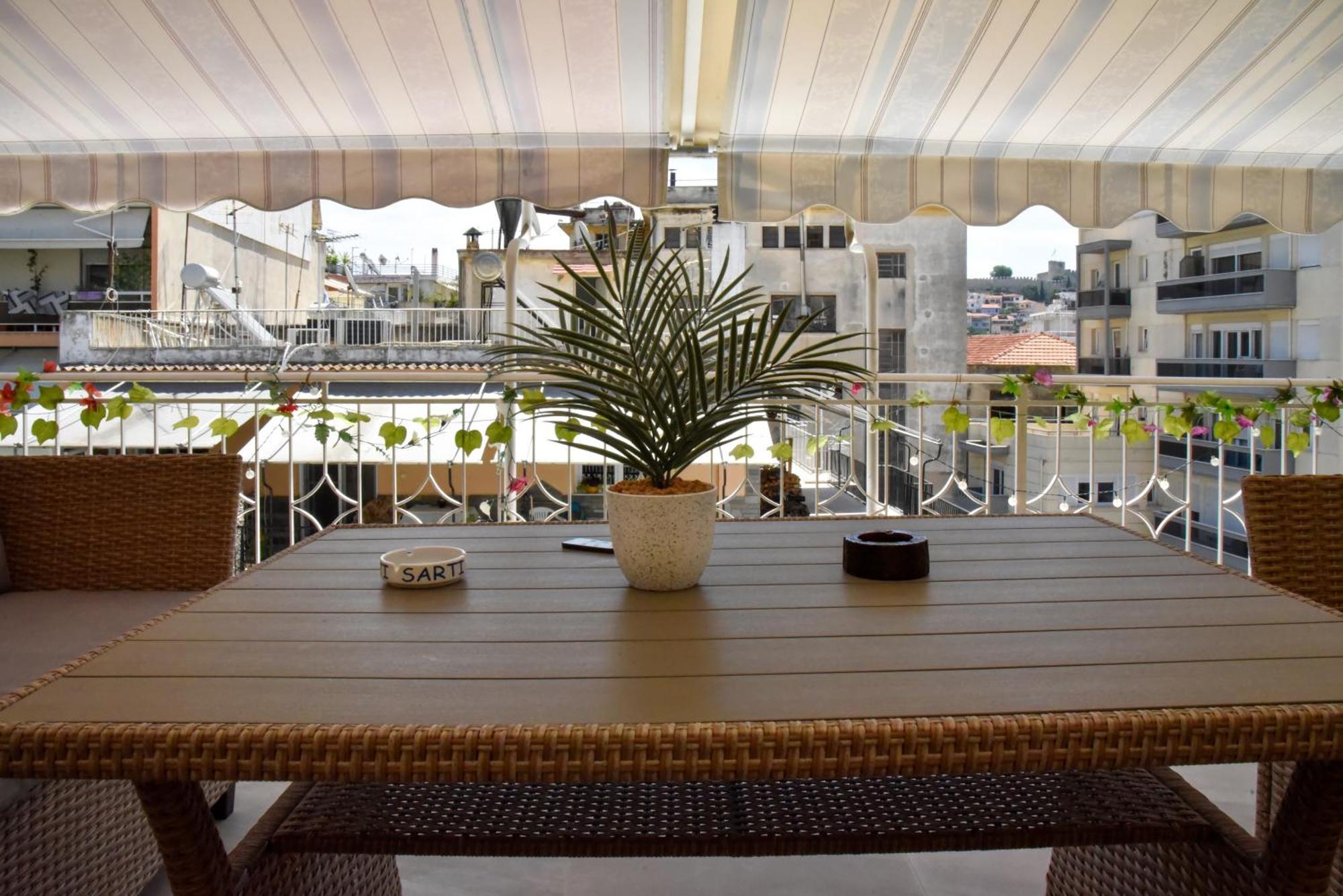 Roof Central Apartment Kavala Dış mekan fotoğraf